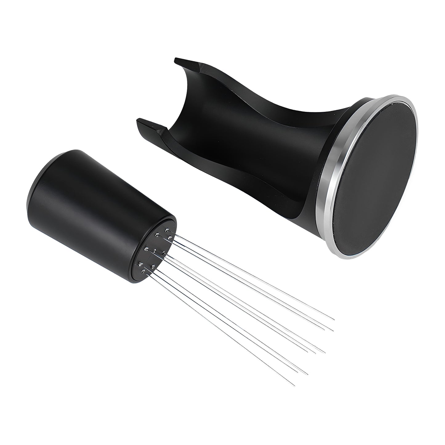 Espresso WDT Distribution Tool Coffee Stirrer 9 Pin 304 Stainless Steel Aluminum
