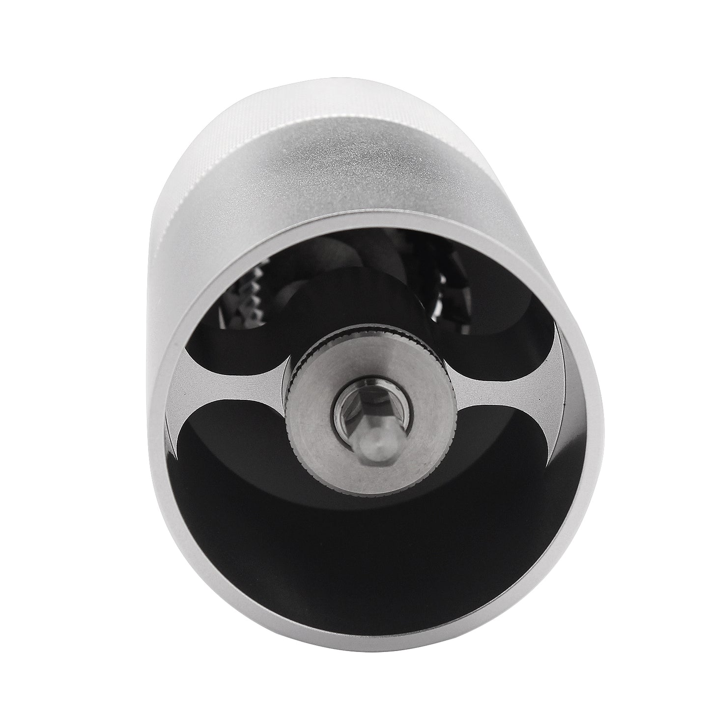 Portable Manual Coffee Grinder Adjustable Aluminum + Stainless Steel Detachable