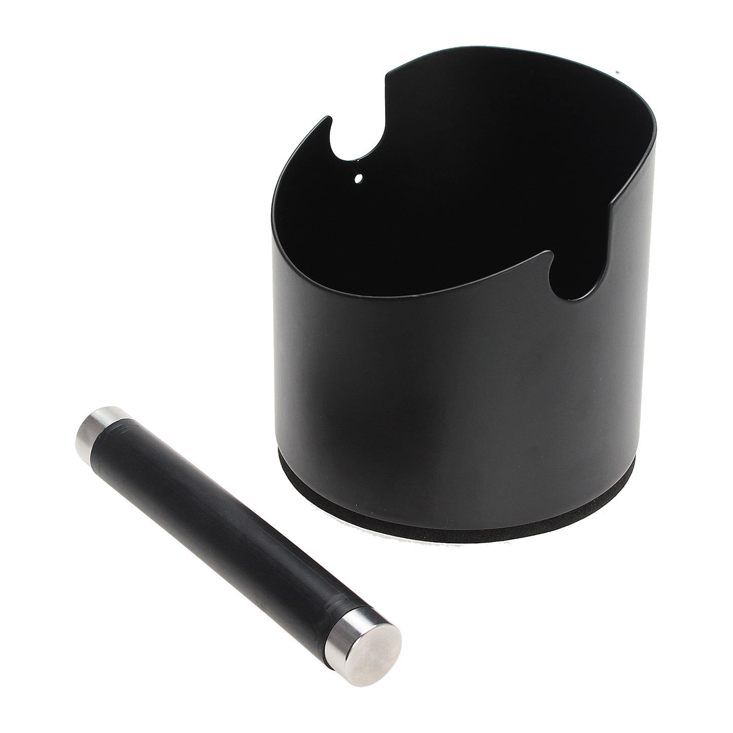 Coffee Grounds Knock Box w/Knock Bar Cafe Stainless Steel Espresso Waste Bin