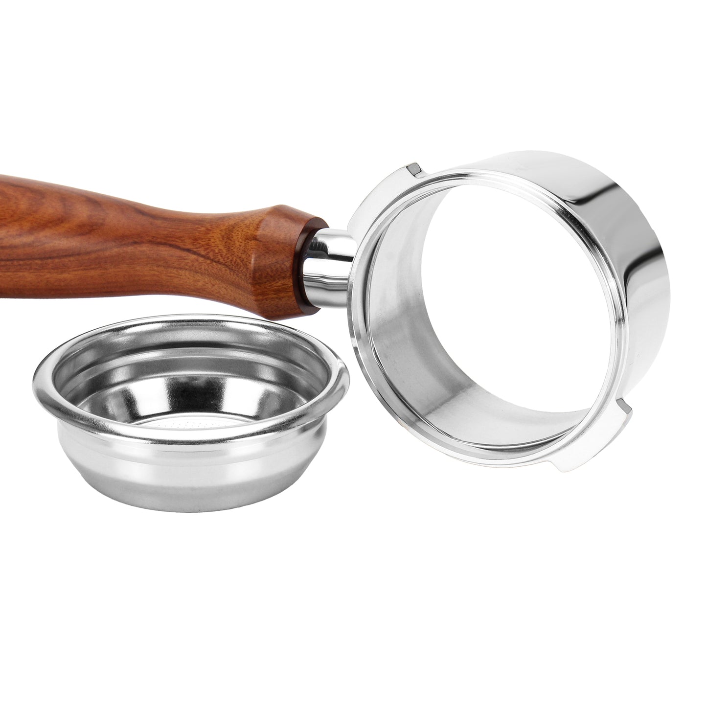 58mm Bottomless Portafilter Wood Handle For Gran GAGGIA Espresso Coffee Machine