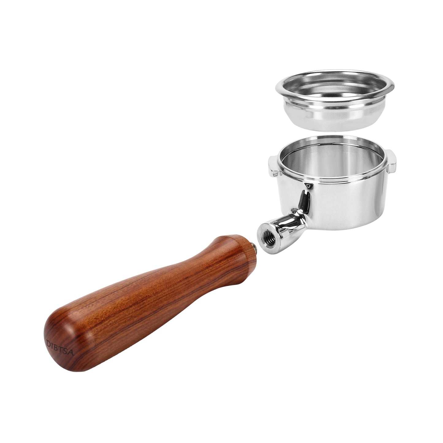 58mm Bottomless Portafilter Wood Handle For Gran GAGGIA Espresso Coffee Machine