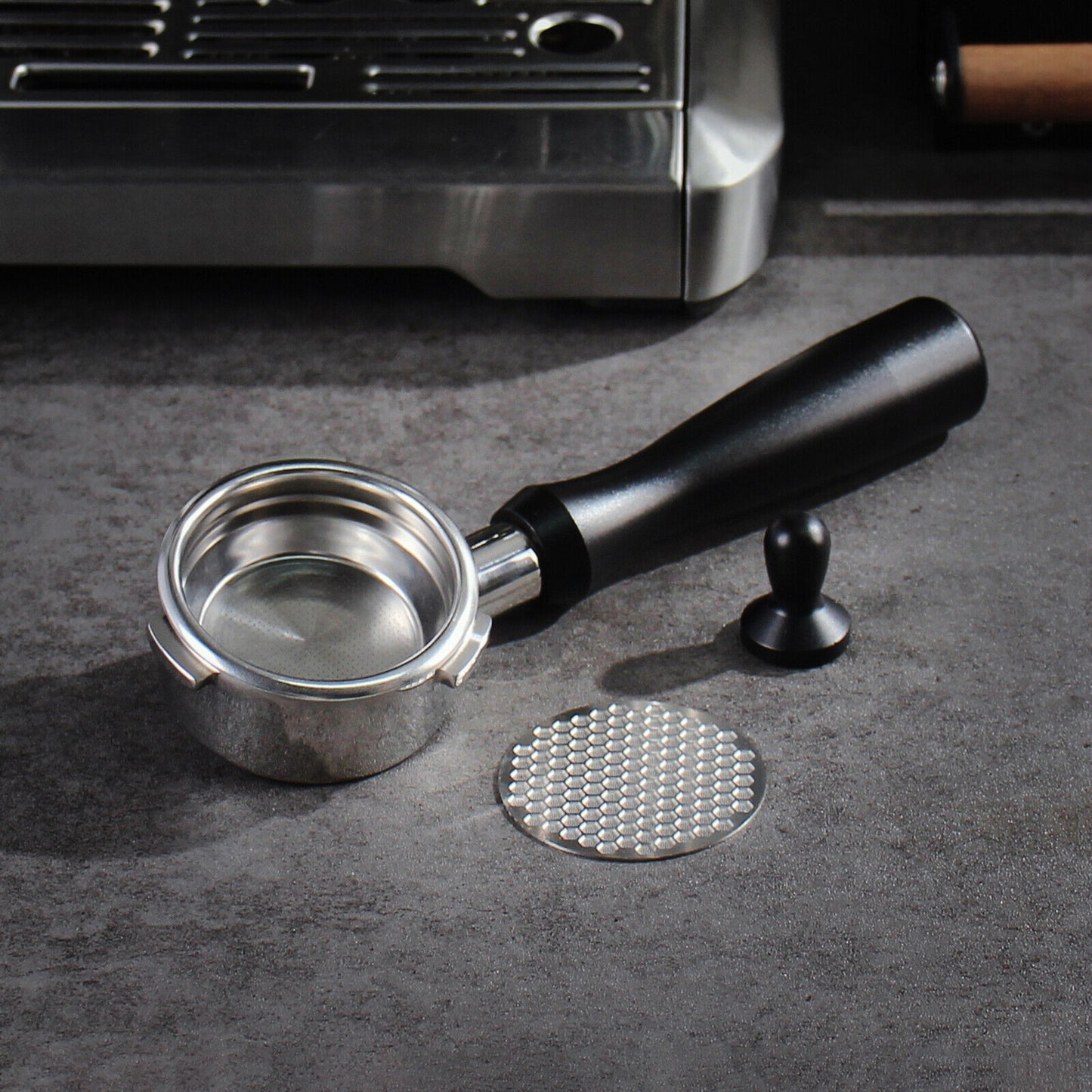 58mm Espresso Coffee Portafilter For Barsetto BAE01 BAE02 Calphalon Temp IQ