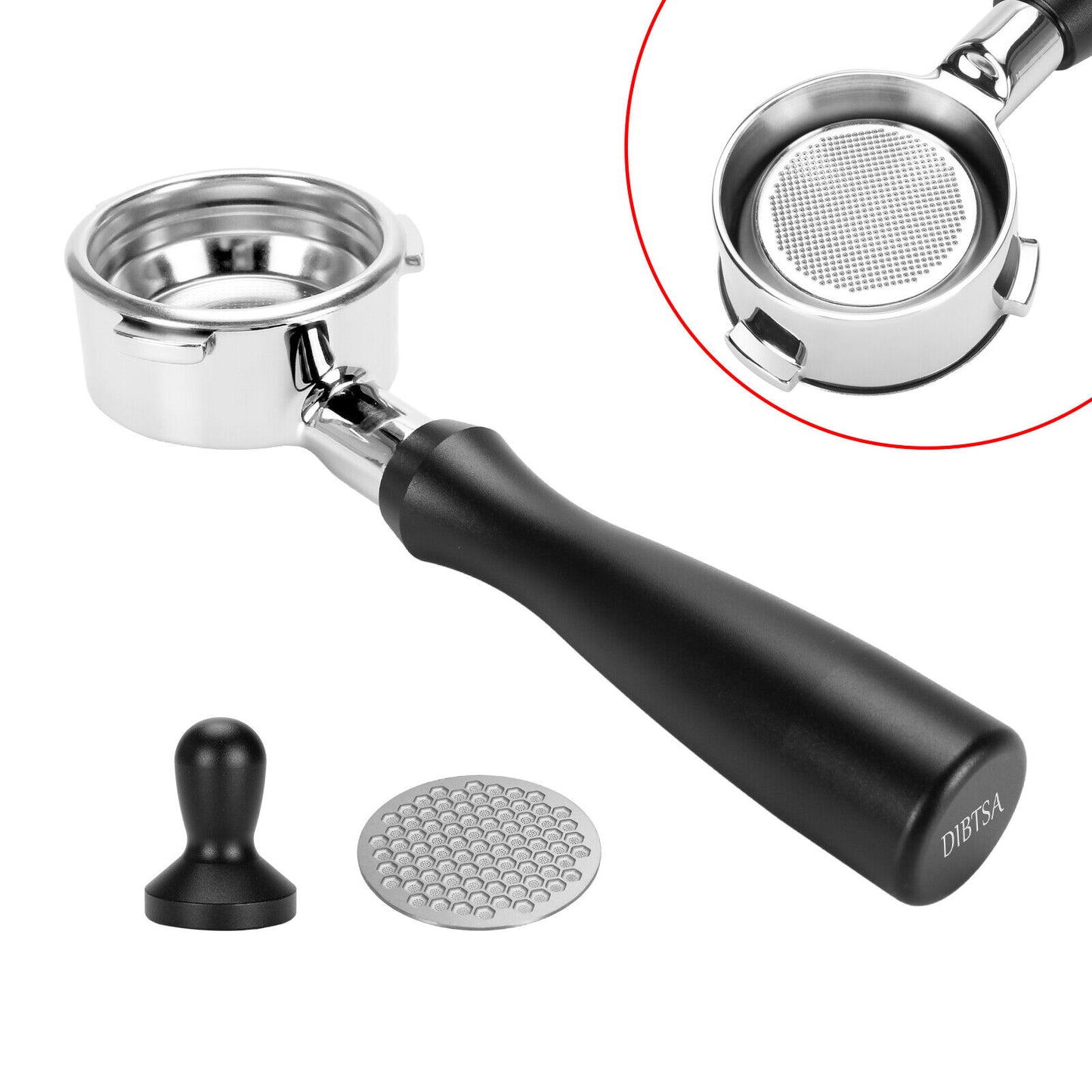 58mm Espresso Coffee Portafilter For Barsetto BAE01 BAE02 Calphalon Temp IQ