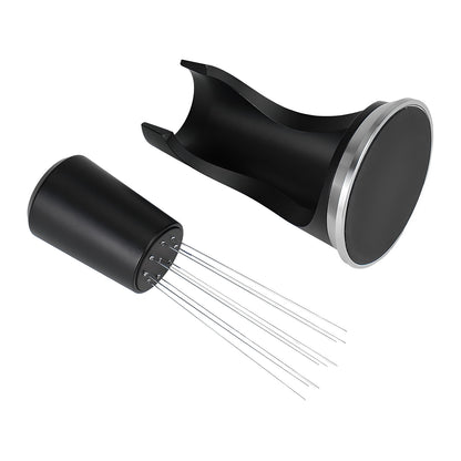 Espresso WDT Distribution Tool Coffee Stirrer 9 Pin 304 Stainless Steel Aluminum