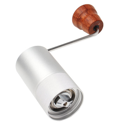 Portable Manual Coffee Grinder Adjustable Aluminum + Stainless Steel Detachable