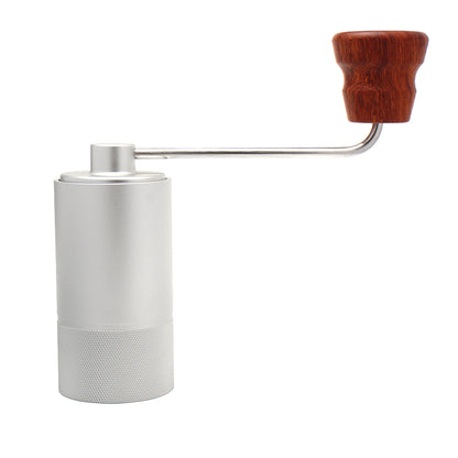 Portable Manual Coffee Grinder Adjustable Aluminum + Stainless Steel Detachable
