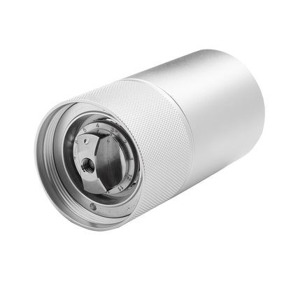 Portable Manual Coffee Grinder Adjustable Aluminum + Stainless Steel Detachable
