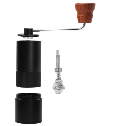 Portable Manual Coffee Grinder Adjustable Aluminum + Stainless Steel Detachable
