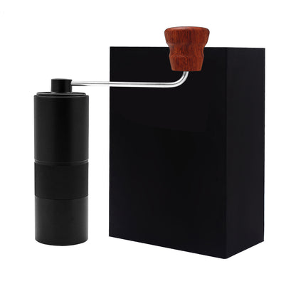 Portable Manual Coffee Grinder Adjustable Aluminum + Stainless Steel Detachable