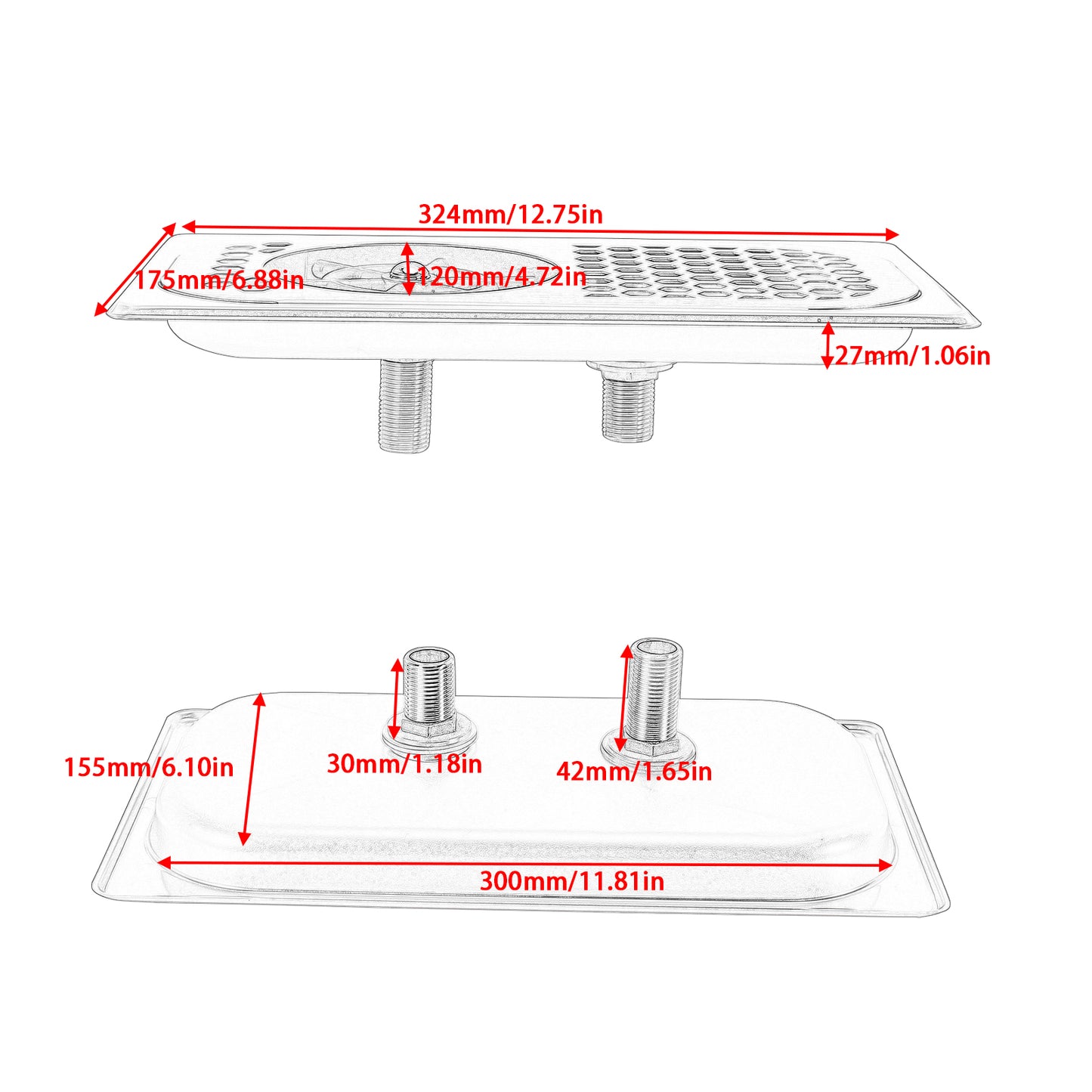 High Pressure Automatic Washing Sink Kitchen Beer Glass Cup Rinser Washer Tool