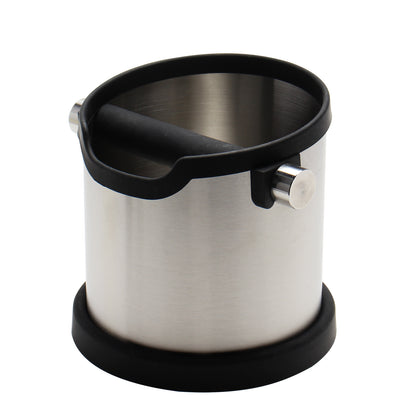 Coffee Grounds Knock Box Residue Bin Container Non-Slip Bottom Stainless Steel