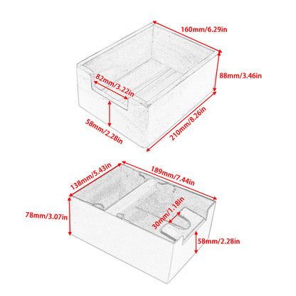 Espresso Grounds Knock Box Anti-Slip Detachable Coffee Powder Residue Bucket