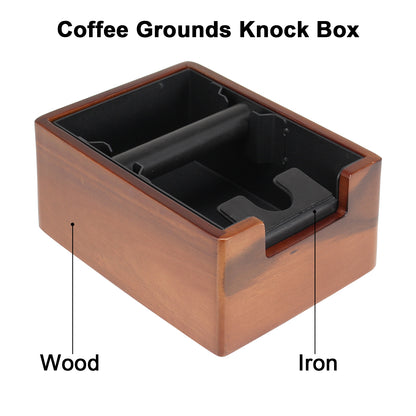 Espresso Grounds Knock Box Anti-Slip Detachable Coffee Powder Residue Bucket
