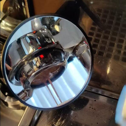 Magnetic Espresso Shot Mirror Adjustable Coffee Observation Reflective W/Base
