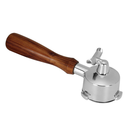 54mm Portafilter For Breville Espresso Coffee Machines Double Spout Wood Handle